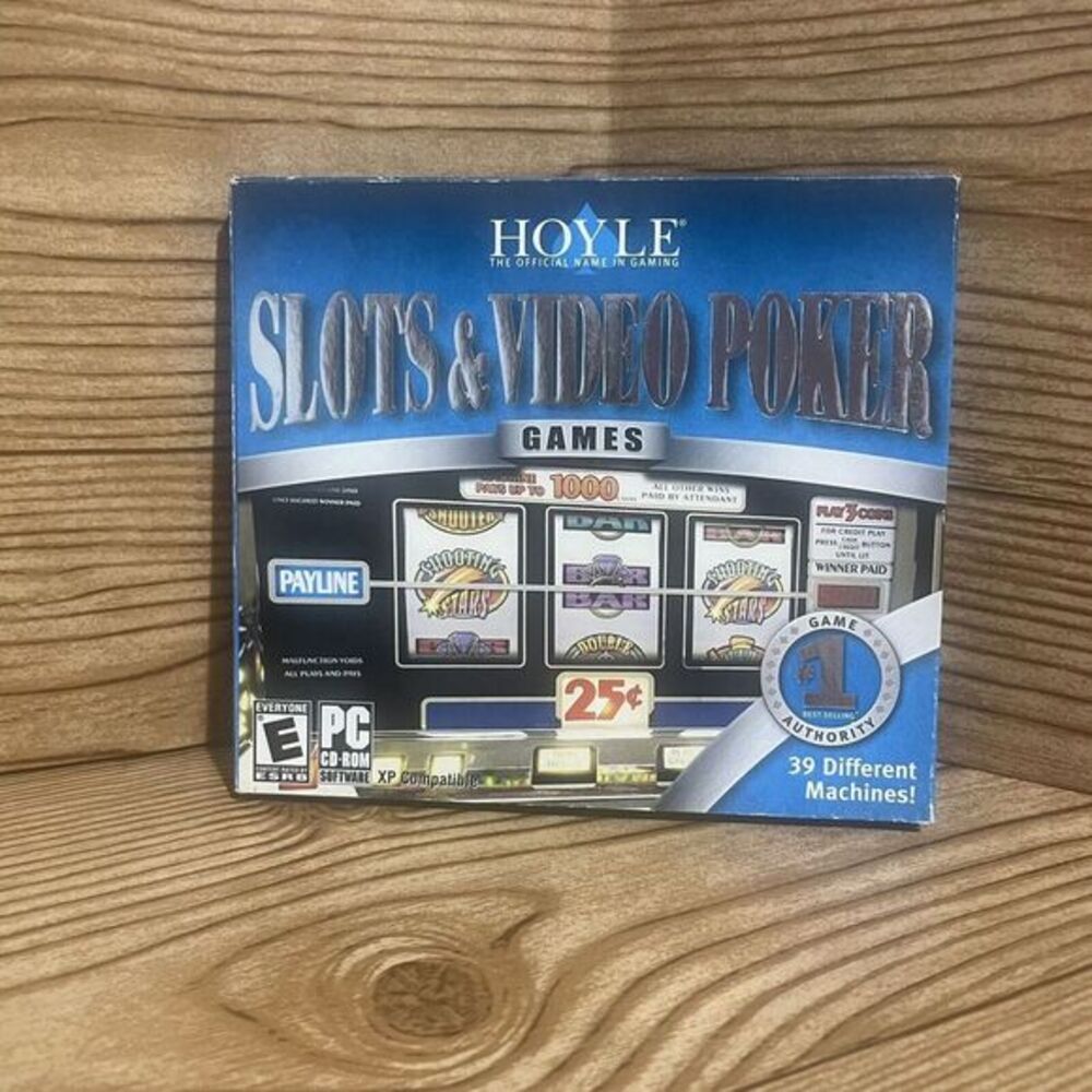 Hoyle Slots &‎ Video Poker (PC, 2005) Computer Video Game with Jewel Case